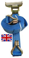 UK Manufactured 5 Tonne Ratchet Strap with Claw Hooks