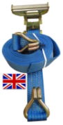 UK Manufactured 5 Tonne Ratchet Strap with Claw Hooks